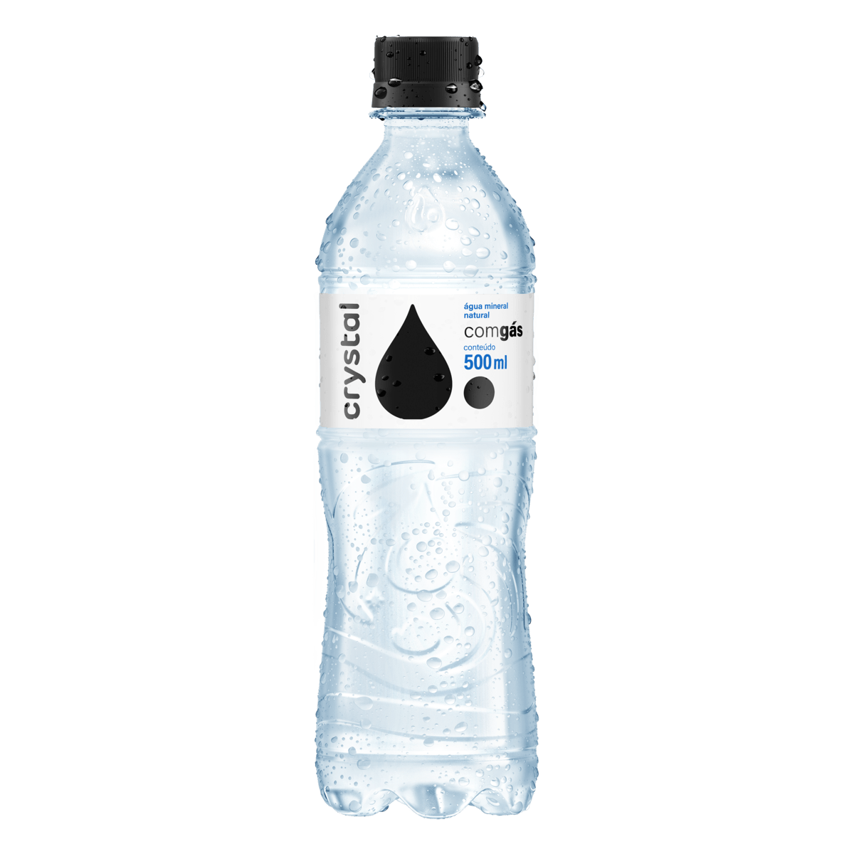 Água c/ gás Crystal 500ml